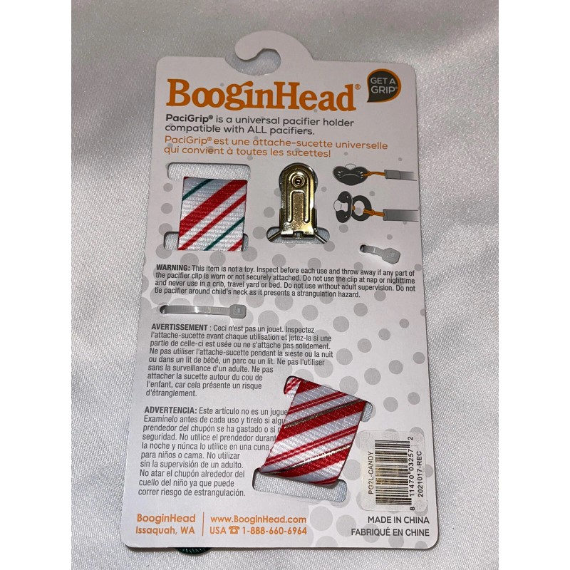 BooginHead Lot of 2 BooginHead Pacigrip Luxe Pacifier Clips For