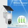LSVISION WiFi Solar Camera, 1080P HD Outdoor Wireless Camera…