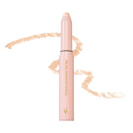 Wongjeongyo Metal Shower Pencil Teardrop Bag Makeup Glitter Eye Shadow Pearl (04 Ricotta Peach)