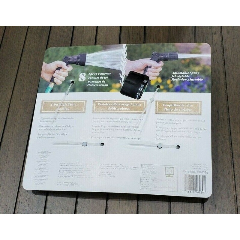 Orbit New Pair (2) Orbit Garden Hose Metal Nozzles High