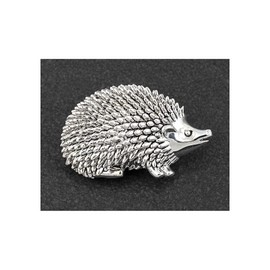 Equilibrium Silver Plated Country Hedgehog Brooch