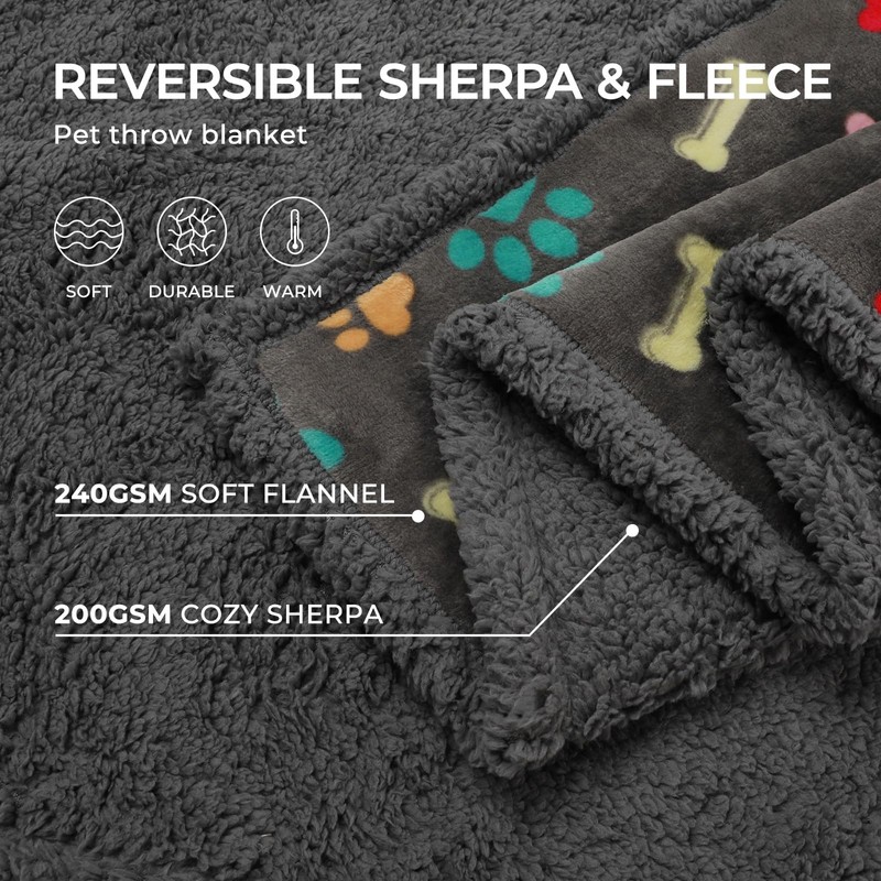 Luciphia Waterproof Pet Blankets for Couch Sofa Bed Cover Cat