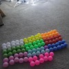 ZQSFPK 31 Pcs Ping Pong Balls,Coloured Ping Pong Balls,Plastic Balls,Plastic