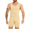 Kitfore Men's Shapewear Bodysuit Full Body Shaper Seamless Tummy Control