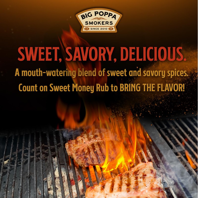 Big Poppa’s Sweet Money BBQ Rub — Award Winning Pork