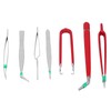 ANKROYU Q195 PVC 7PCS Work Tweezers, Anti Static Multi Purpose