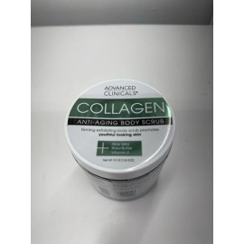 Advanced Clinicals Anti-Aging Collagen Body Scrub Exfoliating 19 Oz