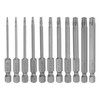 HARFINGTON 11pcs Torx Screwdriver Bit Set T6-T40 3" Length S2