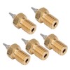 5Pcs 3D Printer Nozzle Set Brass with Stainless Steel Tips