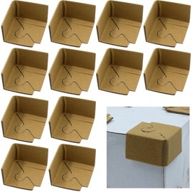 Corner Protection Edge Protection Cardboard Protective Corners Transport Protection - Adjustable Edge Protectors Corners with Buckle for Picture Frames Packaging Boxes Shipping Packing Frame, Pack of