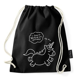 Sambosa, gym, sports bag with hipster quotes, black