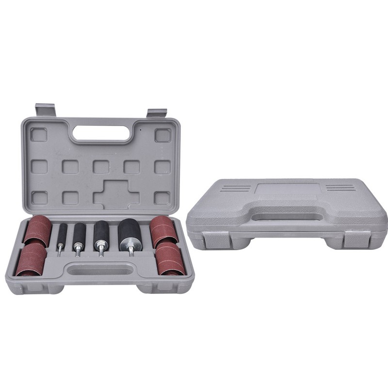 Sanding Drum Sleeve Kit Metal Wood Polishing Tool Woodworking Abrasive