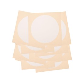 Operitacx 20pcs Fan Rice Paper Calligraphy Practice Book Calligraphy Practicing Paper Drawing Paper Table Writing Mineral Paper Round Calligraphy Paper Rice Paper for Calligraphy Pulp