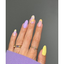 Love easy Hema Free Gel Nail Polish Pen Set 6 pcs - Sweets Color Series, No Need Base Coat Nail Polish Pen