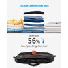 Zurligi Vacuum Compression Bags with Pump for Travel - Waterproof,