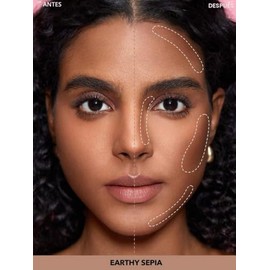 SHEGLAM Snatch 'n' Define Cream Contour Stick - Maquillaje bronceador facial de larga duración, altamente pigmentado, a prueba de sudor, sepia terrosa