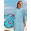 Sun Cube Surf Poncho Changing Robe with Hood, Thick Quick