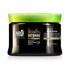 Natural Formula Keratin Intense Repair Hair Mask â?? Keratin Infused Straightening Hair Mask - Sodium Chloride Salt- Free Hair Cream Mask â?? Deep Con
