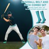 Zhanmai Baseball Belt and Socks Combo Adjustable Softball Socks and