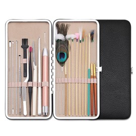 23 Pieces Earwax Removal Kit Portable Earwax Removal Kit Ear Care Tools for Ear Massage Ear Picker with LED Light