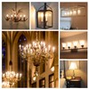 Hizashi 90+CRI Candelabra LED Light Bulbs 60 Watt, 2700K Warm