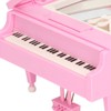 Pink Piano Music Box Small Ballerina Girl Dancing Emulational Pianoforte