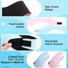 Lunmon 2 Pairs Swimming Headbands Adjustable Water Headbands for Adults