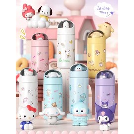Hangyodong Cinnamoroll, Water Bottle, Thermos, Children's Gift, Vacuum Insulated, 11.8 fl oz (350 ml), 316 Stainless Steel, For Work or School Commutes, Birthdays, Children, Cute, Insulated, Portable,