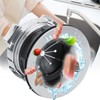 Stainless Steel Garbage Disposal Flange Kit, Sink Mount with Splash