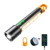 Rechargeable Flashlight 3 Light Source, High Lumens Magnetic Flashlights High