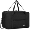 Denim Black 20L Foldable Underseat Travel Bag - Water-Resistant Hand