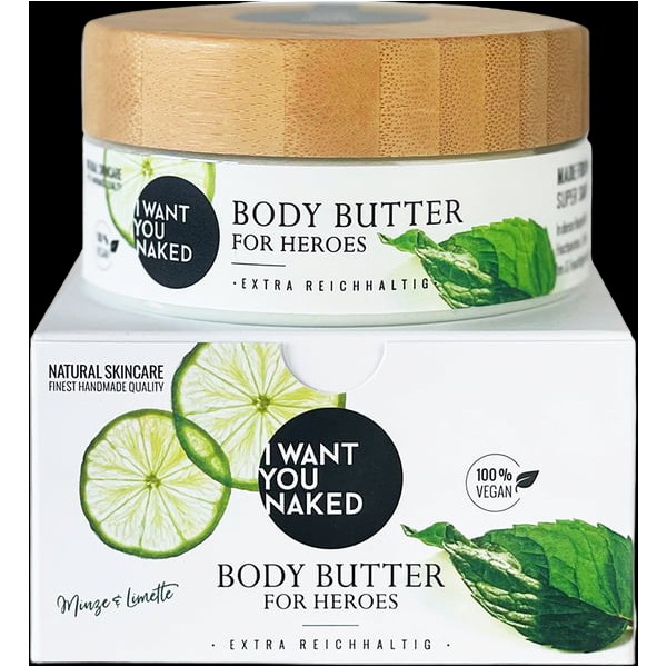 I WANT YOU NAKED For Heroes Body Butter, 200 ml