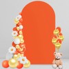 Chiara 4 FT Arch Cover - Stretchy Orange Spandex Wedding