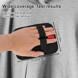 BOXOB 2pcs Electrostatic Pet Hair Remover, Pet Grooming Comb & Knot Remover Tool Set Cat Hair Removal Gloves Reusable Cat Removal Tool for Furniture Carpet and Clothes