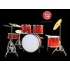 Handmade Red Miniature Drum Kit 15cm Height
