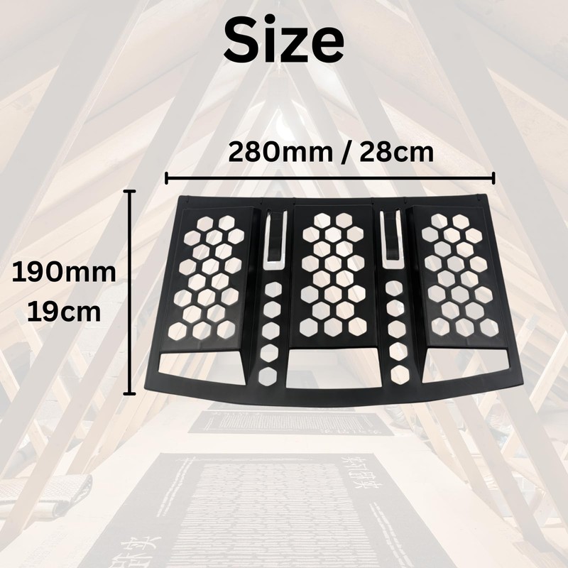 Felt Lap Vents (Pack of 12) Loft Vents for Condensation