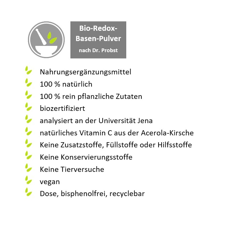 telomit® Organic Redox Base Formula - According to Dr. Probst