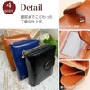 Round Sheep fas12 Mini Wallet, Bifold Ladies, Cute, Men's, Leather,