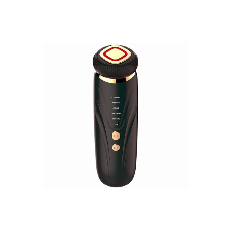 YIQEA Contect Msia Face Care, Skin Massager Device Black-Gloden