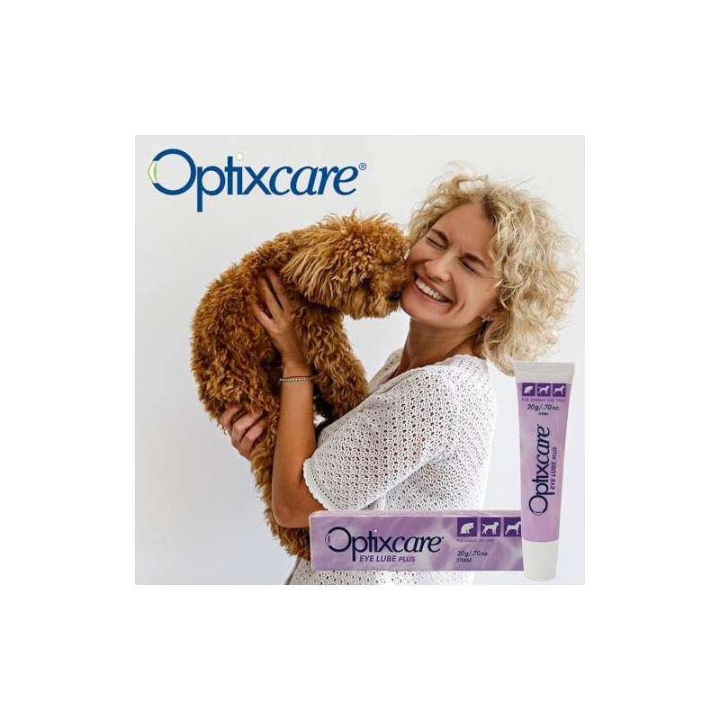 OptixCare Pet Eye Lube Plus + Hyaluron 20g for Dog