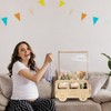 fun-plus Baby Shower Crate Closet, Bus Shape Baby Shower Basket