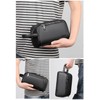 Cenvins Men's Clutch Bag, PU Leather, Box-shaped Handbag, Handbag, Cosmetic