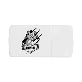 'A Cat’s Lonely Heart' Pill Box with Tablet Splitter (PI00033915)