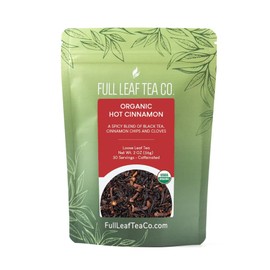 Organic Hot Cinnamon Loose Leaf Tea - 2 oz Bag (approx. 30 servings) | Full Leaf Tea Co.