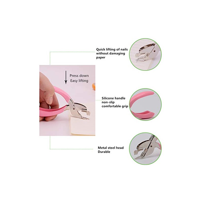 Sinzau Staple Remover, Office Staple Puller Tool, Hand Held Convenience