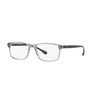 Emporio Armani Men's Ea3098 Sunglasses, Transparent Grey/Demo Lens, 53 mm