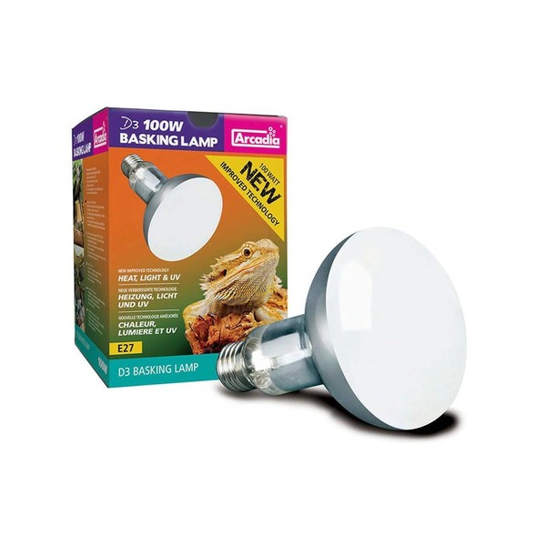 Arcadia D3 UV Basking Lamp, 100 W, E27