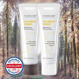 Medicode Skin Moisturizing Moisturizing Cream Melanon Vitamin Bright Spot Cream Melanin Pigmentation Skin Tone Improvement Mela Care Spot Blemish Cream 2 Pieces 30ml / 메디코드 피부수분 수분크림 멜라논 비타민 브라이트 기미크림 멜라닌 색소침착 피부톤개선 멜라케어 기미잡티크림 2개 30ml