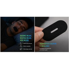 LIVELLO Cinta Bucal para Dormir Mouth Tape Antironquidos 30 Tiras Bucales Cinta para Dormir con la Boca Cerrada Favorece la Respiración Nasal Hipoalergénica 30 Piezas