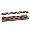 KAFpipeWorkshop Wooden Pipe Stand for 10 Smoking pipes Handmade from
